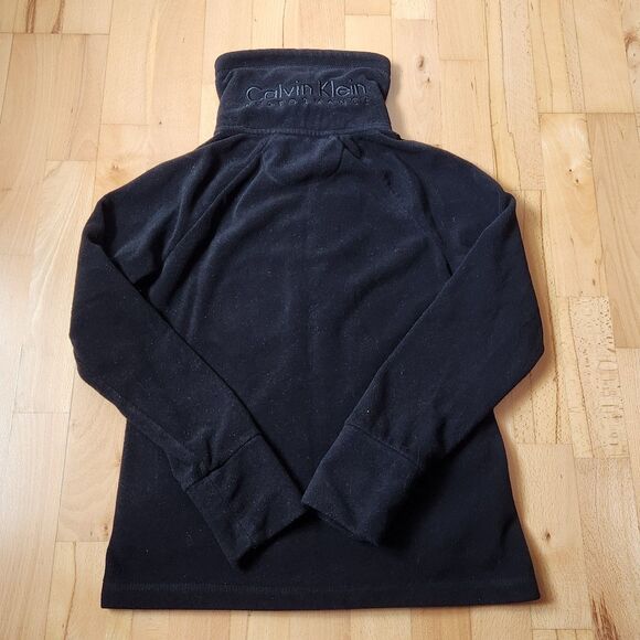 Calvin Klein Performance black full-zip fleece sweater, Small, Women's - Picture 5 of 5